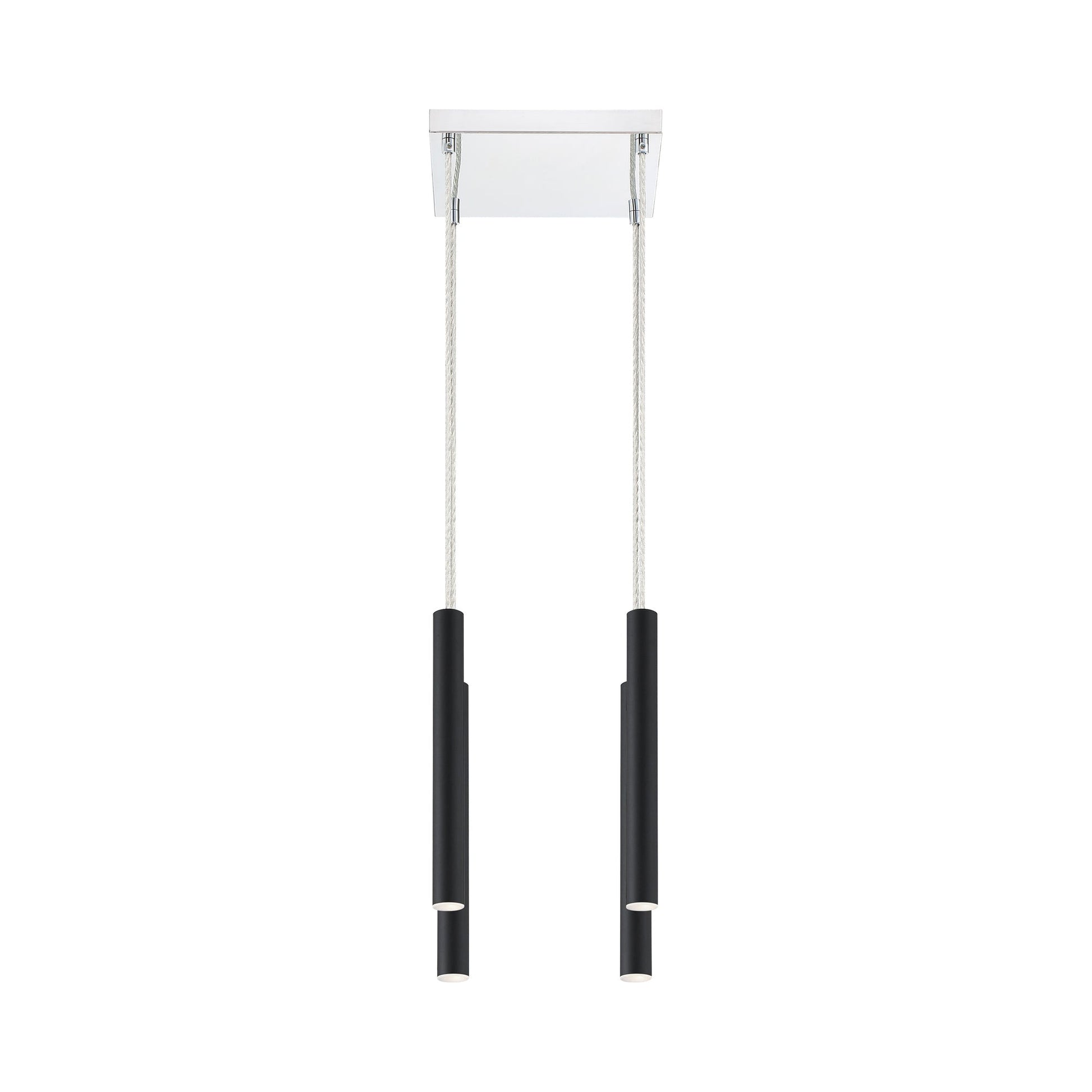 Forest LED Square Chandelier in Detail