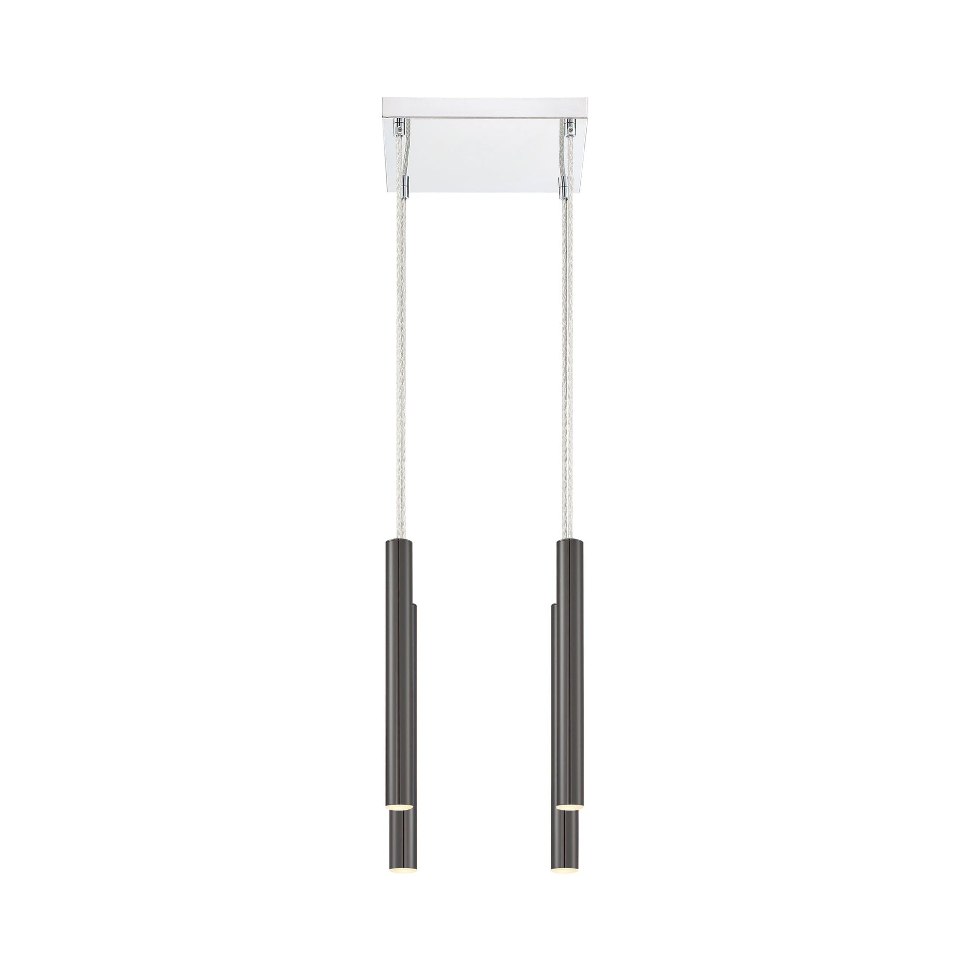 Forest LED Square Chandelier in Detail