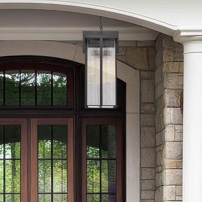 Fortis Outdoor Pendant Light in Detail.