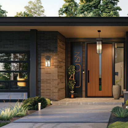 Fortis Outdoor Wall Light in Outside Area.