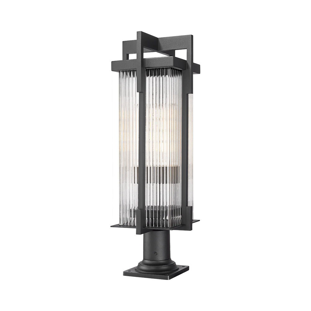 Fortis Round Outdoor Pier Mount Light (2-Light).