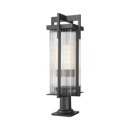 Fortis Round Outdoor Pier Mount Light (2-Light).