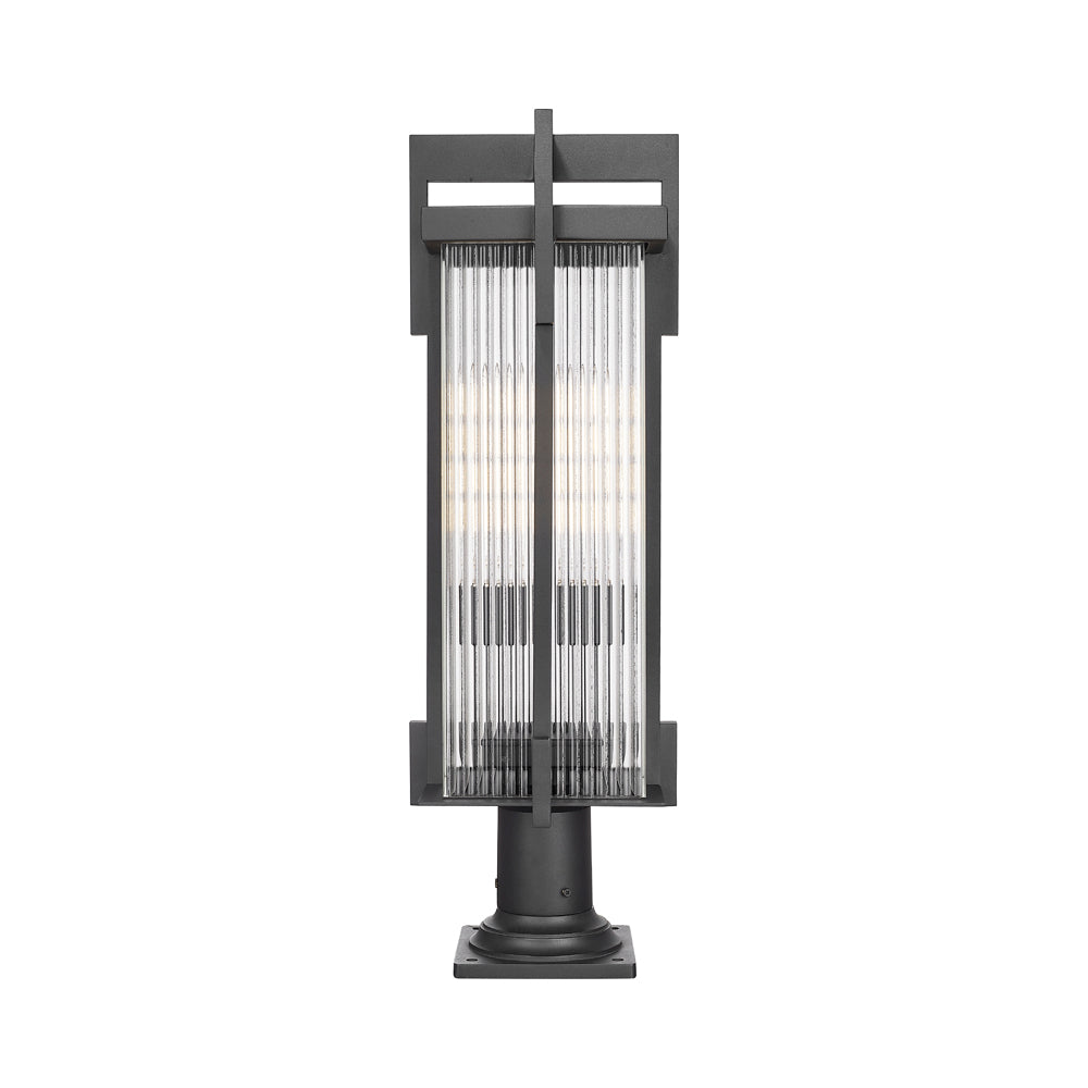 Fortis Round Outdoor Pier Mount Light.
