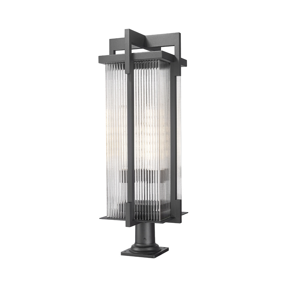 Fortis Round Outdoor Pier Mount Light (3-Light).