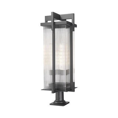 Fortis Round Outdoor Pier Mount Light (3-Light).