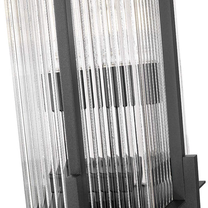 Fortis Round Outdoor Post Light in Detail.