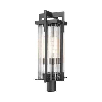 Fortis Round Outdoor Post Mount Light (2-Light).