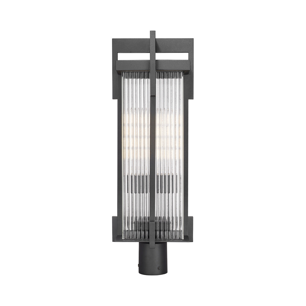 Fortis Round Outdoor Post Mount Light.