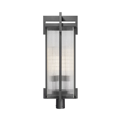 Fortis Round Outdoor Post Mount Light in Detail.