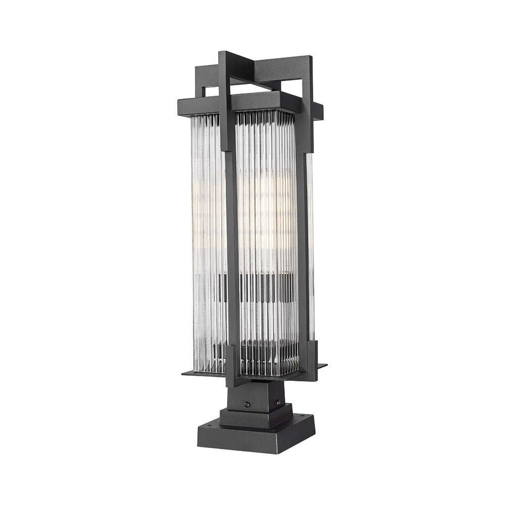 Fortis Square Outdoor Pier Mount Light (2-Light).