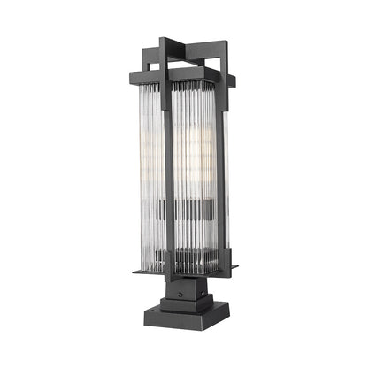 Fortis Square Outdoor Pier Mount Light (2-Light).