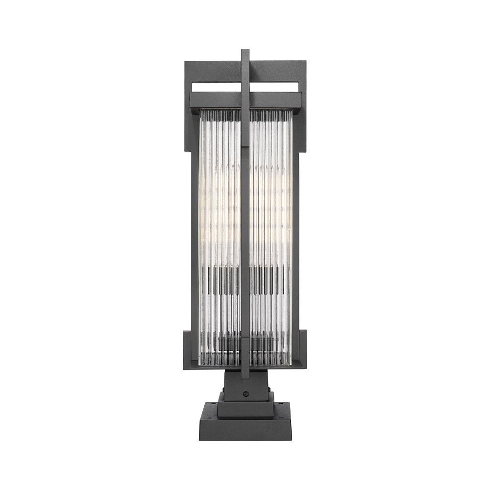 Fortis Square Outdoor Pier Mount Light.