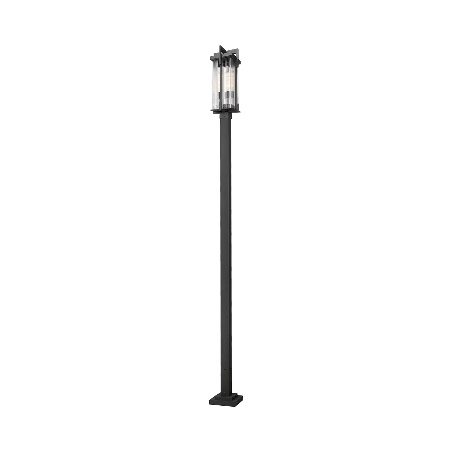 Fortis Square Outdoor Post Light in Detail.