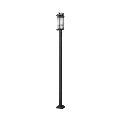 Fortis Square Outdoor Post Light in Detail.