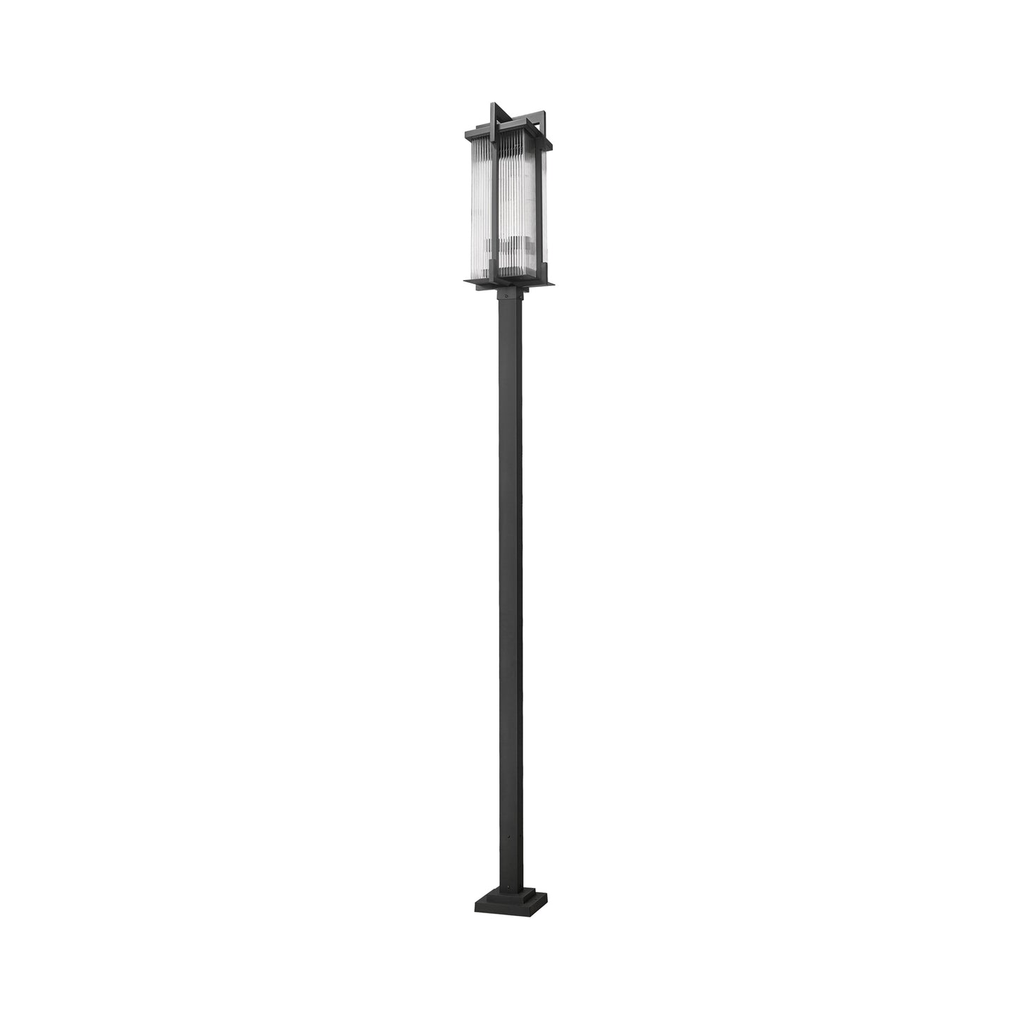 Fortis Square Outdoor Post Light in Detail.