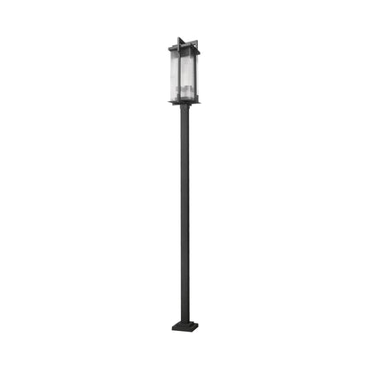 Fortis Square Outdoor Post Light in Detail.