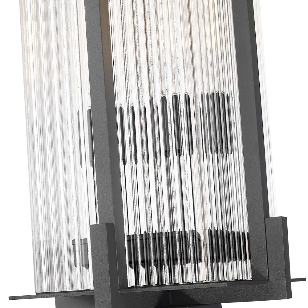 Fortis Square Outdoor Post Light in Detail.
