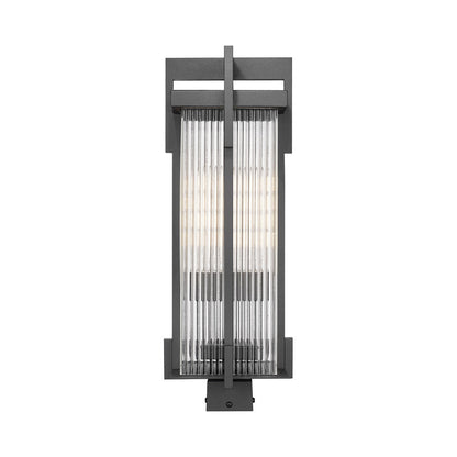 Fortis Square Outdoor Post Mount Light.