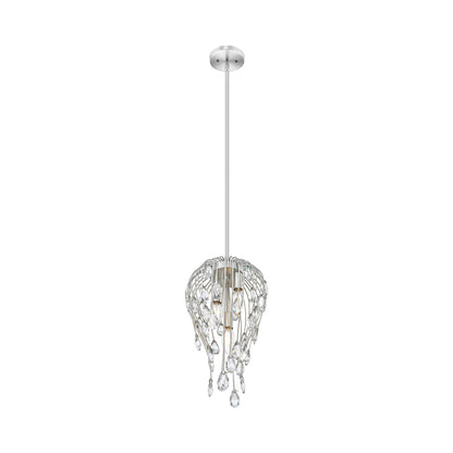 Gabriella Pendant Light in Brushed Nickel (3-Light).