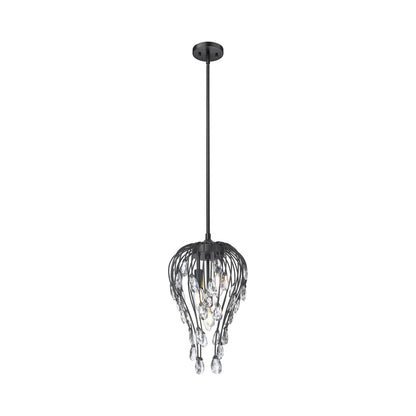 Gabriella Pendant Light in Matte Black (3-Light).