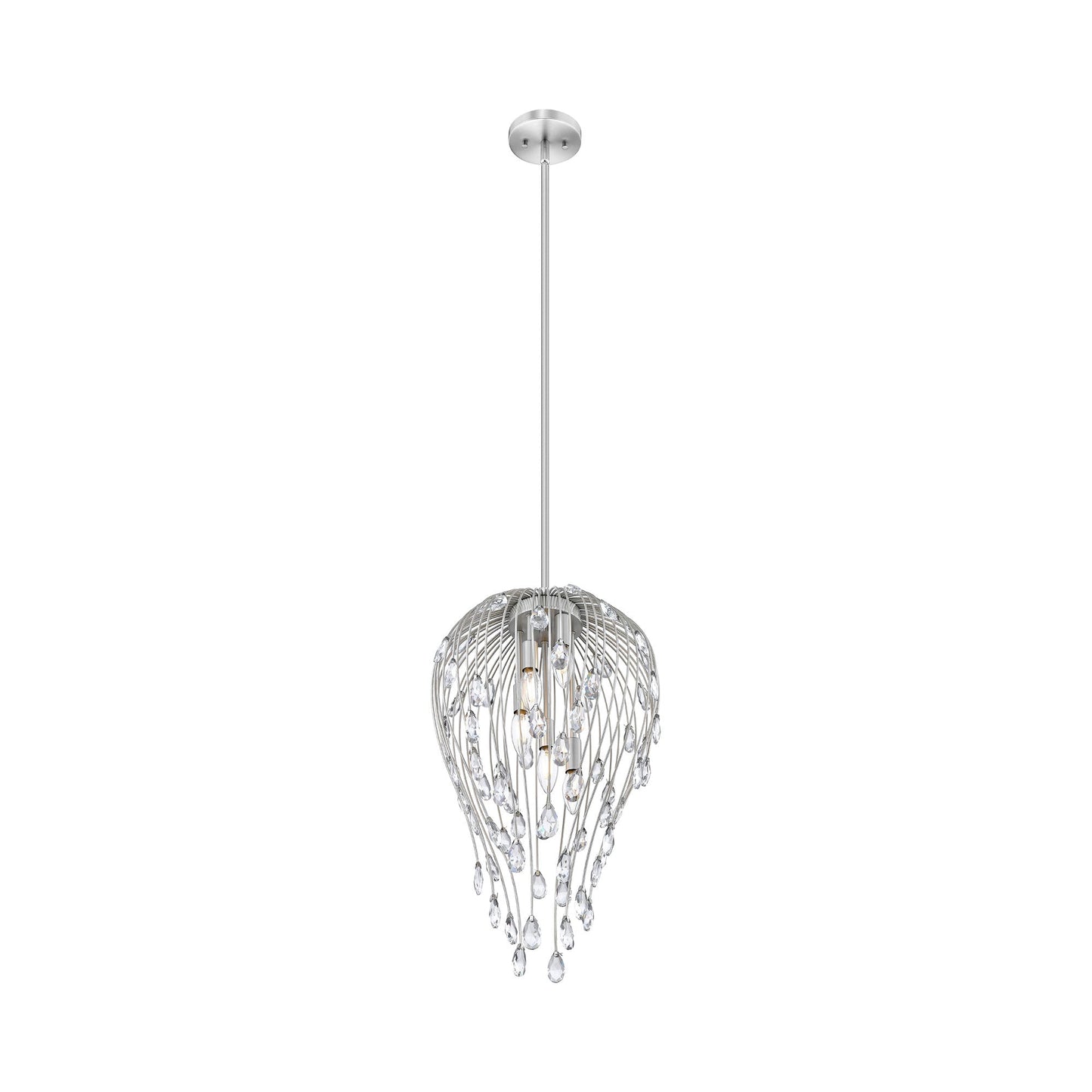 Gabriella Pendant Light in Brushed Nickel (5-Light).