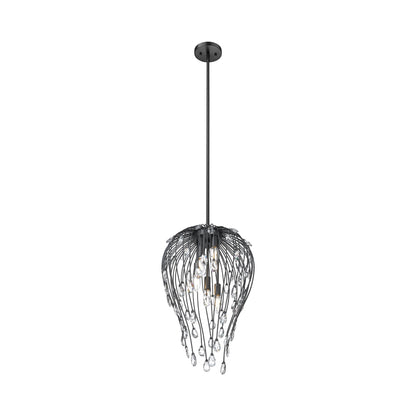 Gabriella Pendant Light in Matte Black (5-Light).
