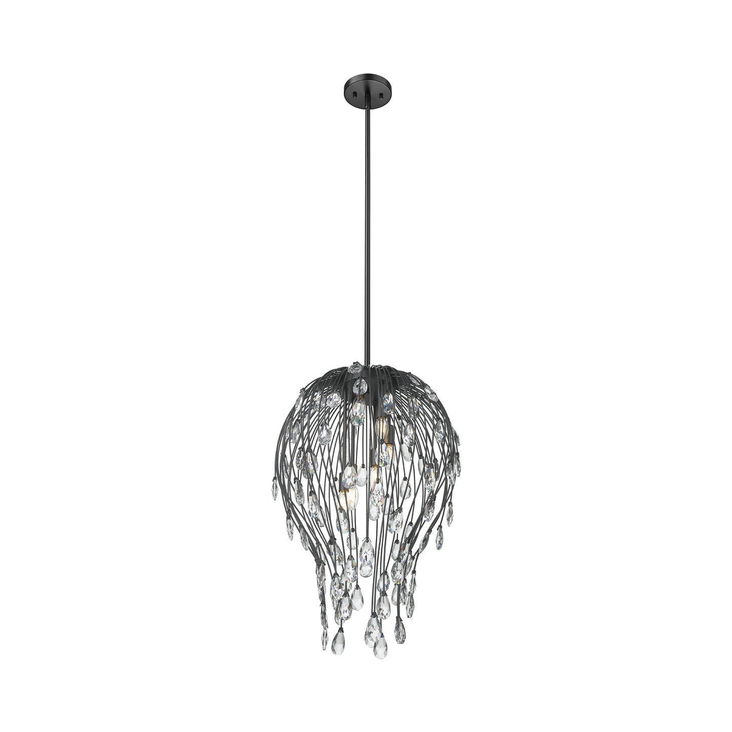 Gabriella Pendant Light in Matte Black (6-Light).