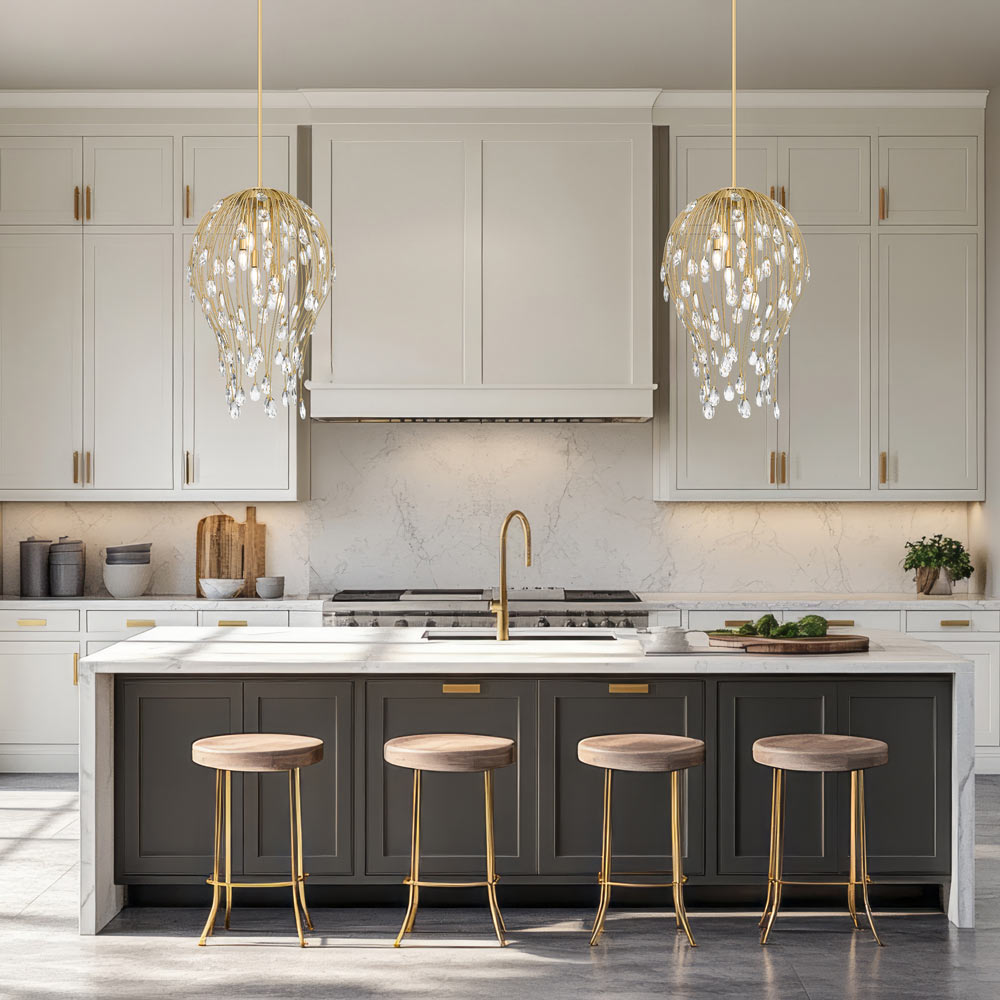 Gabriella Pendant Light in kitchen.