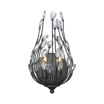 Gabriella Wall Light in Matte Black.