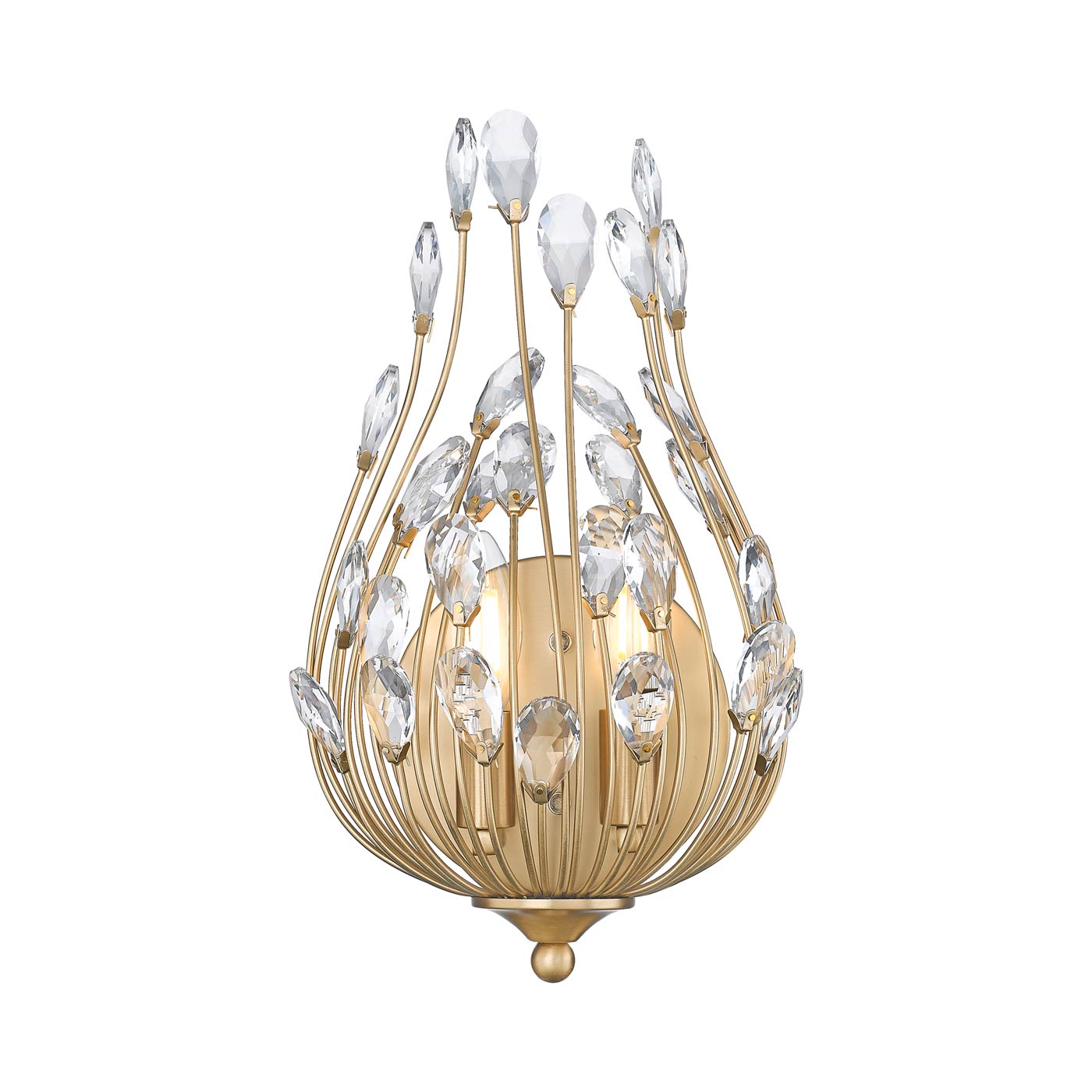 Gabriella Wall Light in Modern Gold.