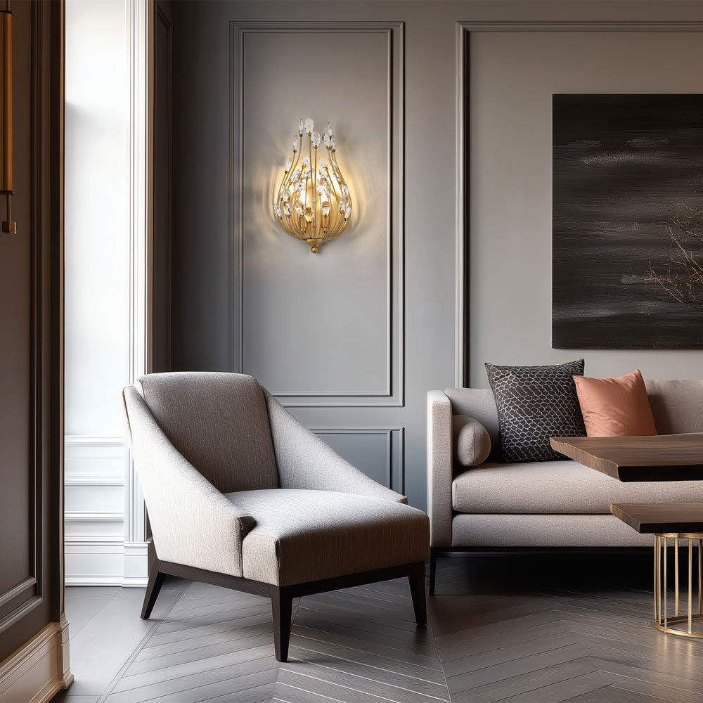 Gabriella Wall Light in living room.