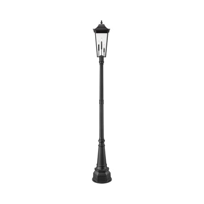 Gannon Outdoor Ornate Post Light in Detail.