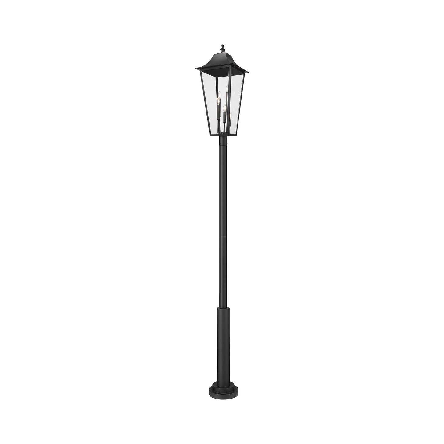 Gannon Outdoor Round Post Light (133.27-Inch).