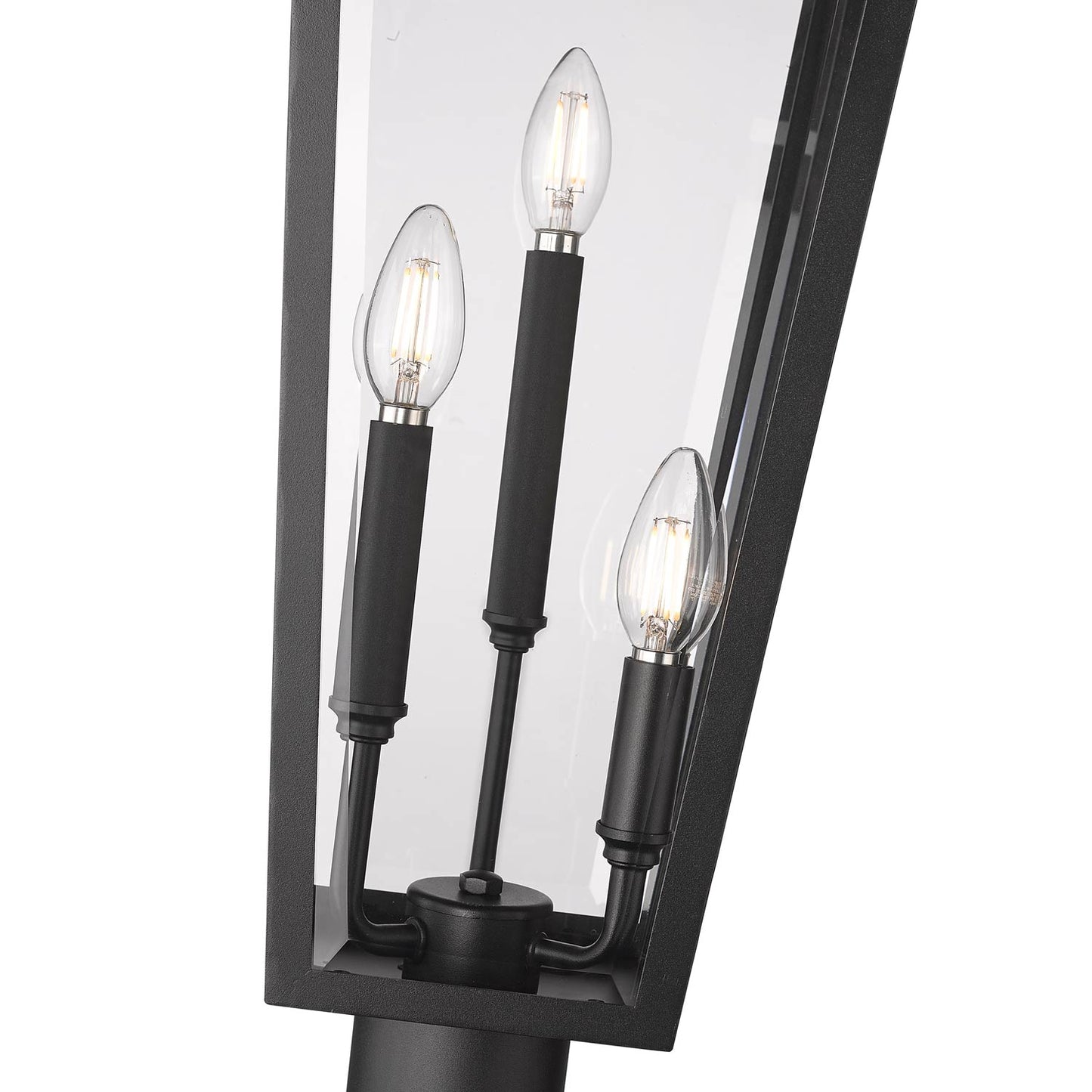 Gannon Outdoor Sleek Post Light in Detail.