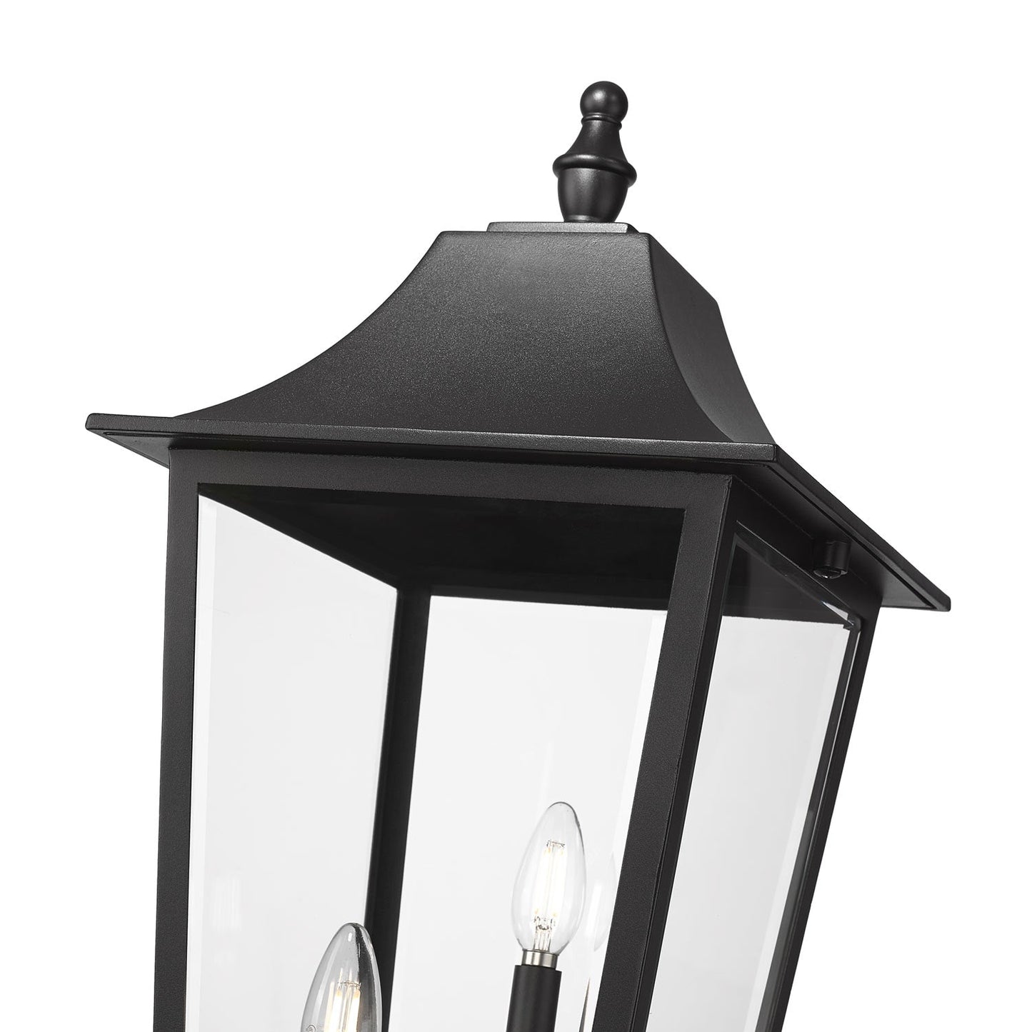 Gannon Outdoor Sleek Post Light in Detail.