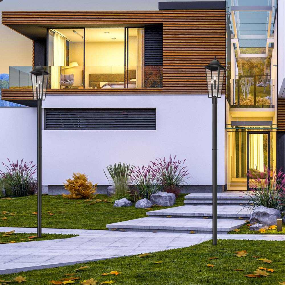 Gannon Outdoor Sleek Post Light in Outside Area.