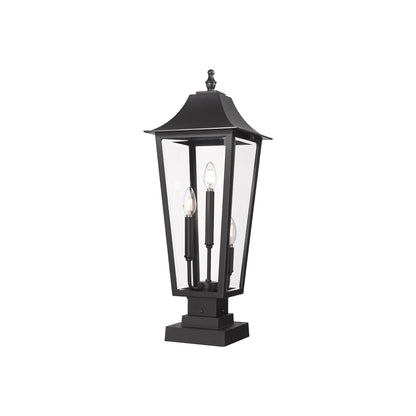 Gannon Outdoor Sloped Top Post Light (Square Pier Mount/10-Inch).