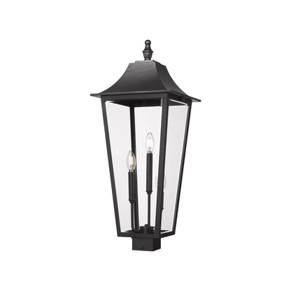Gannon Outdoor Sloped Top Post Light (Square Post Mount/12-Inch).