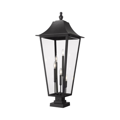 Gannon Outdoor Sloped Top Post Light (Square Pier Mount/16-Inch).