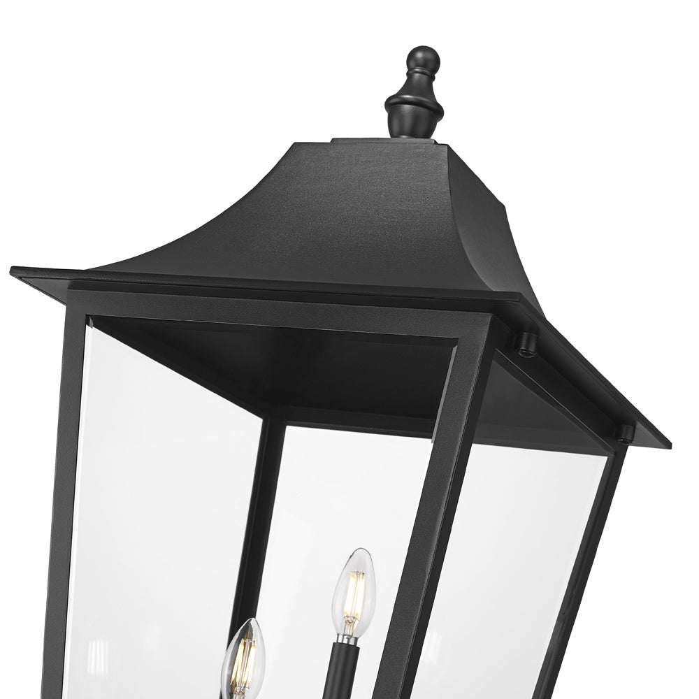 Gannon Outdoor Square Post Light in Detail.