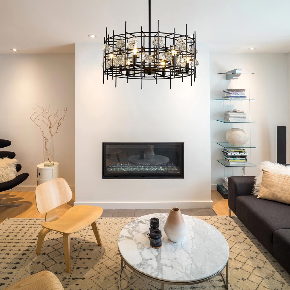 Garroway Chandelier living room.
