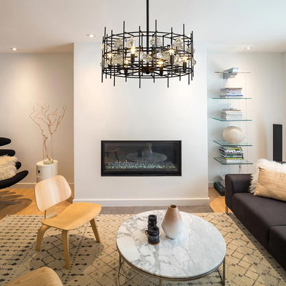 Garroway Chandelier living room.