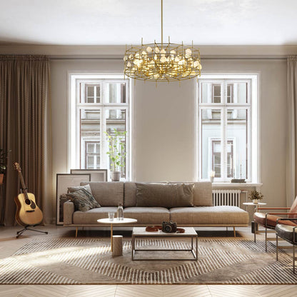 Garroway Chandelier living room.