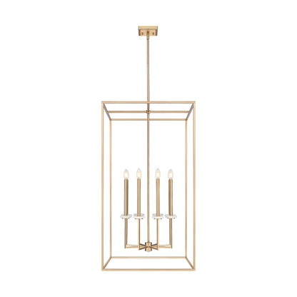 Gaultier Cage Chandelier in Modern Gold (45.13-Inch).