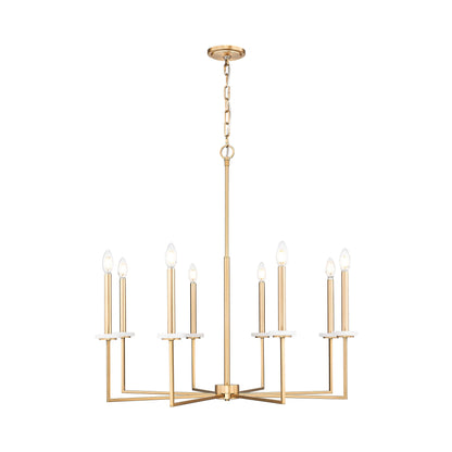 Gaultier Chandelier in Modern Gold (8-Light).