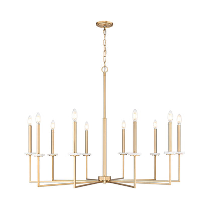 Gaultier Chandelier in Modern Gold (10-Light).