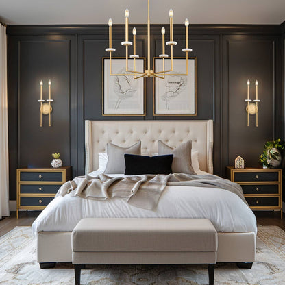 Gaultier Wall Light in bedroom.