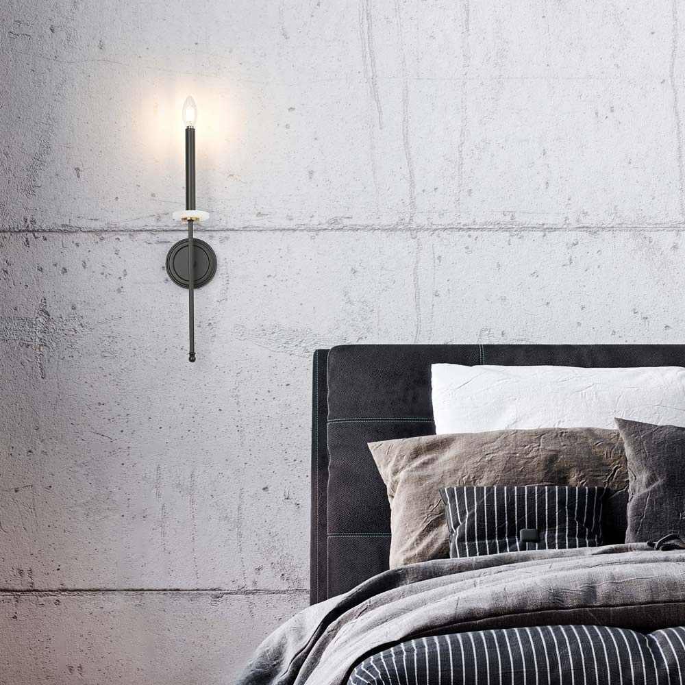 Gaultier Wall Light in bedroom.