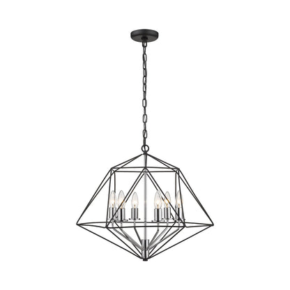 Geo Chandelier (22.25-Inch).