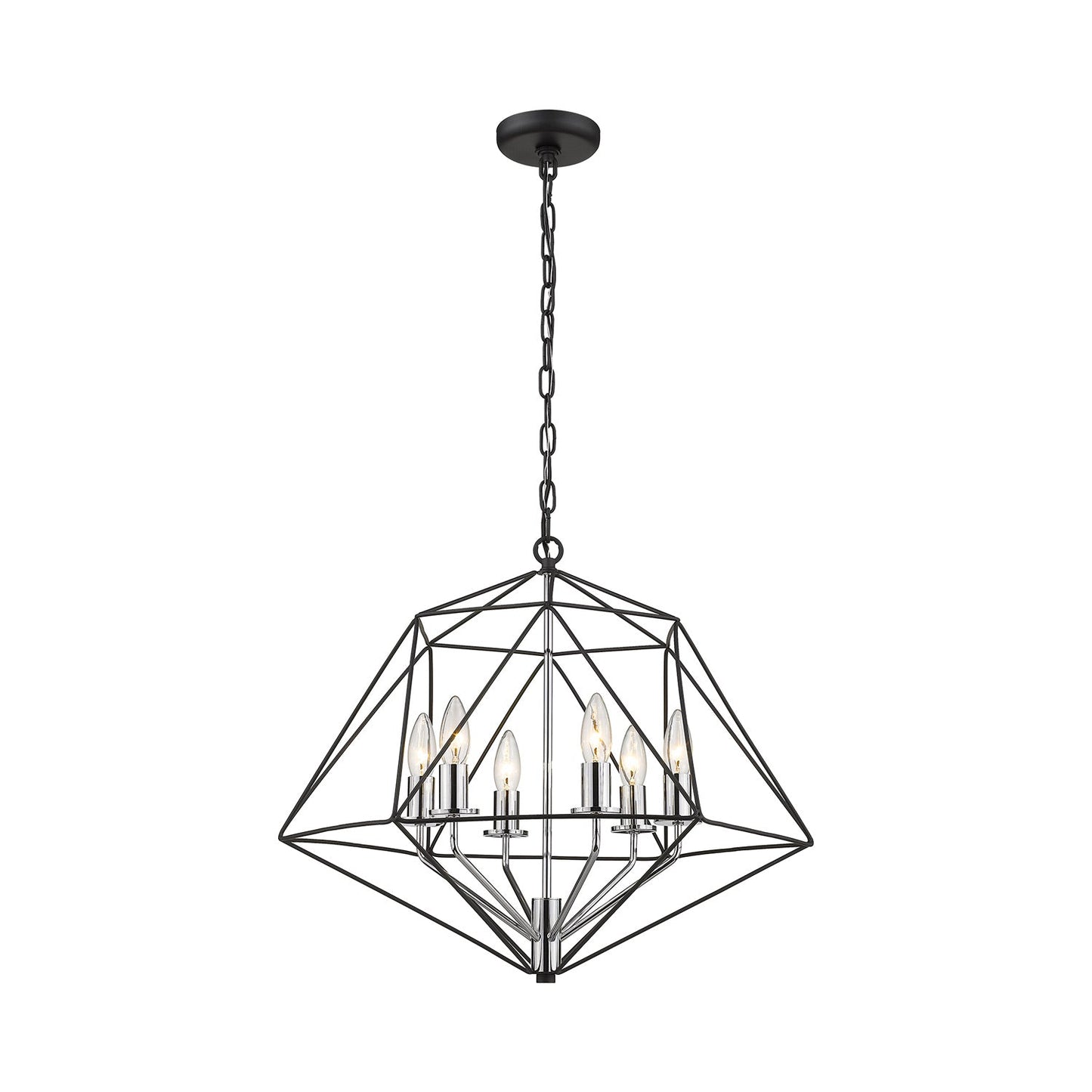 Geo Chandelier in Detail.